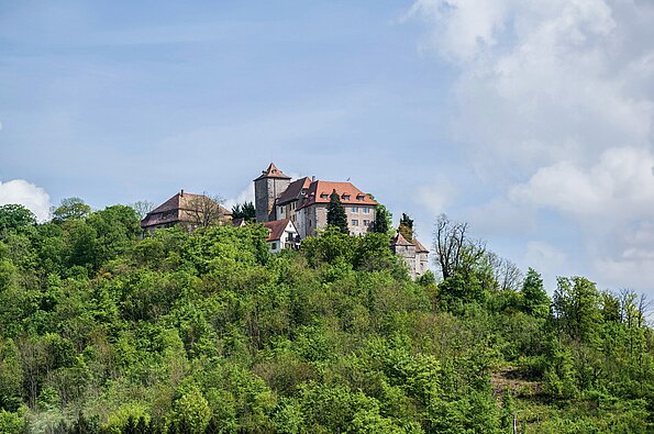 Die mittelalterliche Burg „Schloss Stetten“